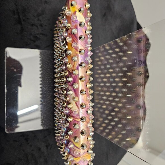 Christian Louboutin Spike Studs Zipper Wallet - Rare Color - Picture 13 of 16